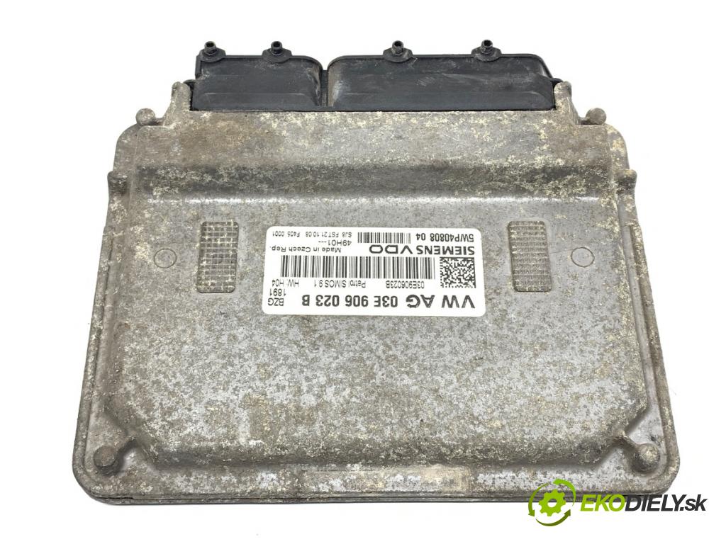 SKODA FABIA II (542) 2006 - 2014    1.2 51 kW [70 KM] benzyna 2007 - 2014  riadiaca jednotka Motor 03E906023B (Riadiace jednotky)