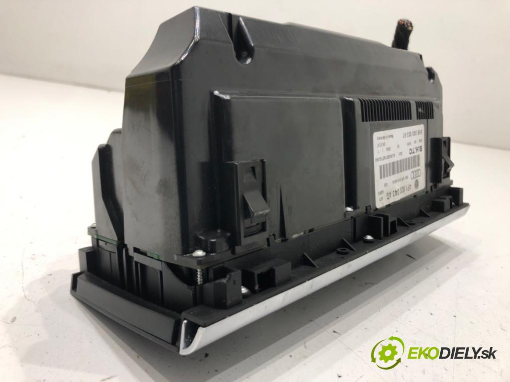 AUDI A6 C6 Avant (4F5) 2004 - 2011    2.0 TDI 103 kW [140 KM] olej napędowy 2005 - 2008  Panel ovládania kúrenia 4F1820043AG (Prepínače, spínače, tlačidlá a ovládače kúrenia)
