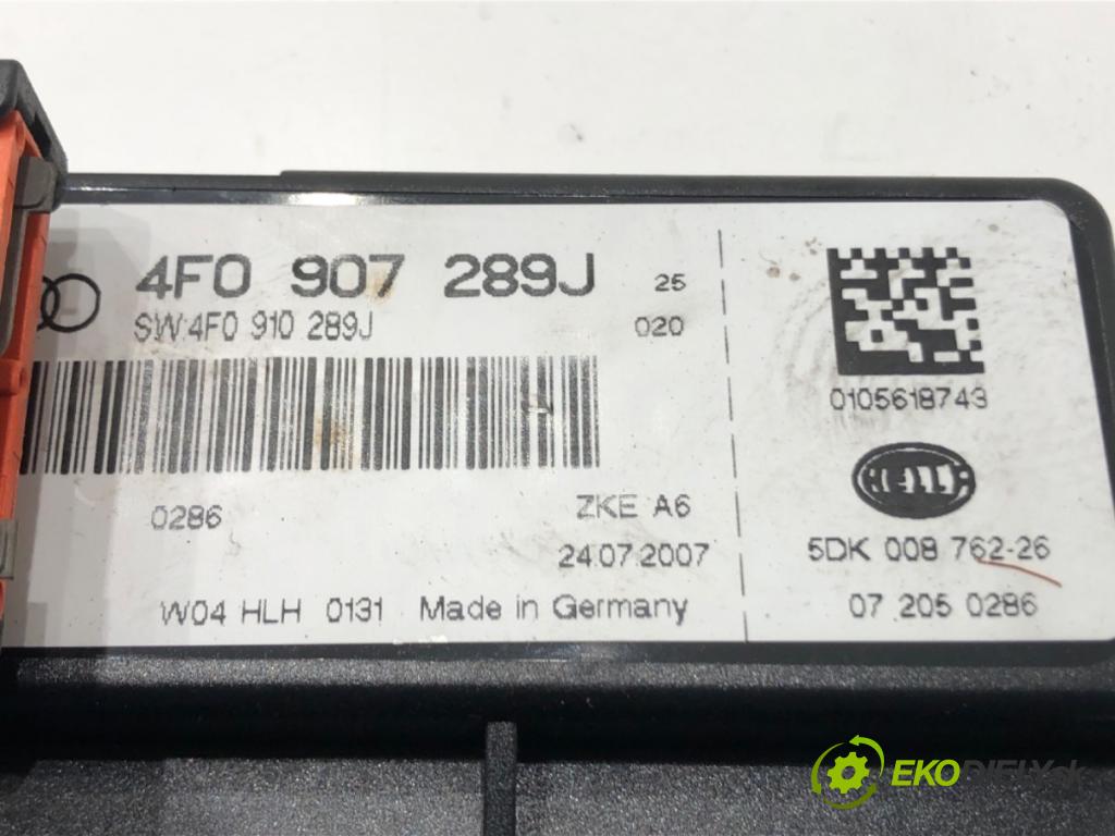 AUDI A6 C6 Avant (4F5) 2004 - 2011    2.0 TDI 103 kW [140 KM] olej napędowy 2005 - 2008  Modul komfortu 4F0907289J (Moduly komfortu)