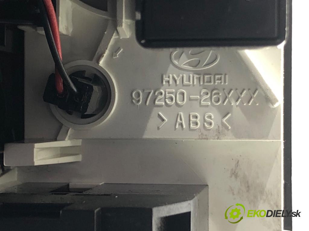 HYUNDAI SANTA FÉ I (SM) 2000 - 2006    2.0 CRDi 83 kW [113 KM] olej napędowy 2001 - 2006  Panel ovládania kúrenia 97250-26XXX (Prepínače, spínače, tlačidlá a ovládače kúrenia)