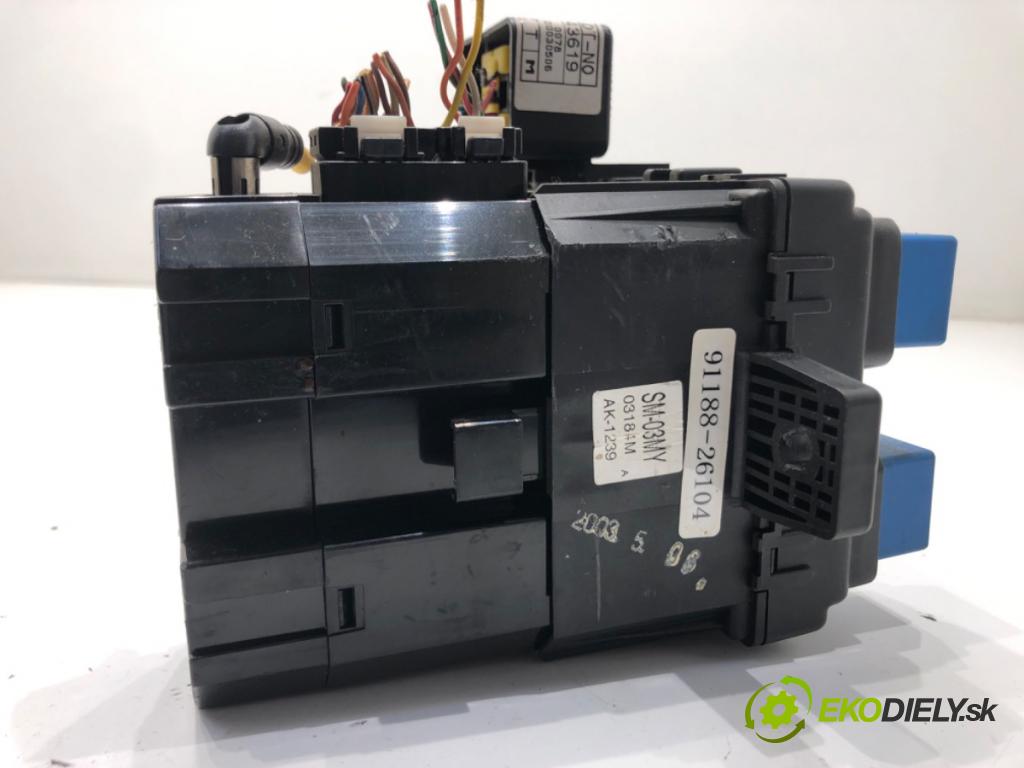 HYUNDAI SANTA FÉ I (SM) 2000 - 2006    2.0 CRDi 83 kW [113 KM] olej napędowy 2001 - 2006  modul BSI 91188-26104 (Pojistkové skříňky)