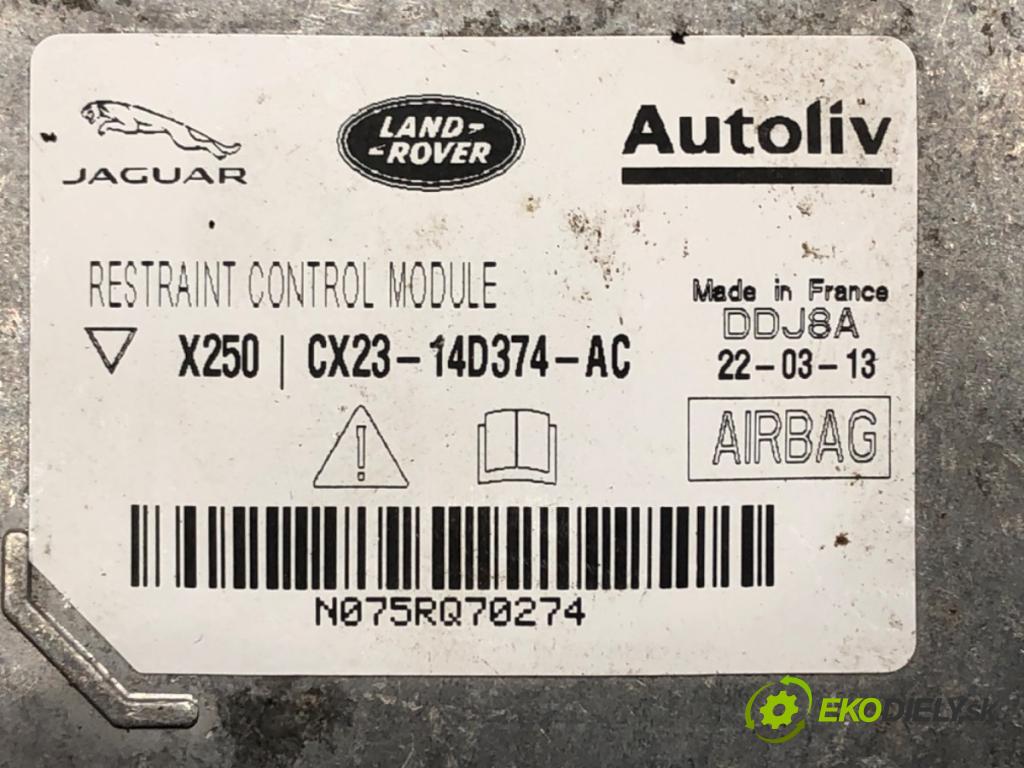 JAGUAR XF I (X250) 2008 - 2015    3.0 250 kW [340 KM] benzyna 2012 - 2015  senzor airbag CX23-14D374-AC (Snímač)