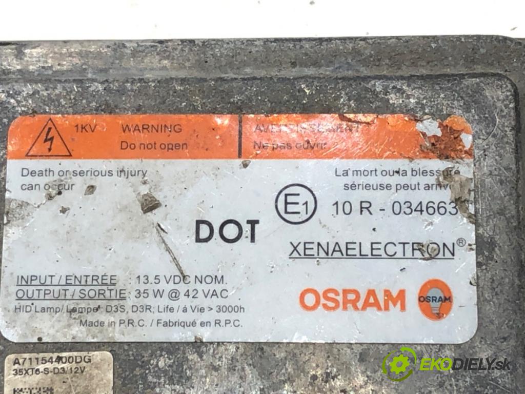 JAGUAR XF I (X250) 2008 - 2015    3.0 250 kW [340 KM] benzyna 2012 - 2015  Menič XENON A71154400D6 (Riadiace jednotky xenónu)