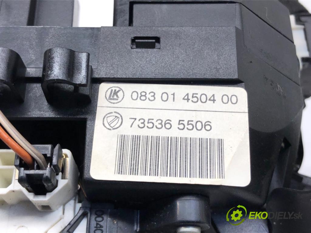 ALFA ROMEO 147 (937_) 2000 - 2010    1.6 16V T.SPARK ECO (937.AXA1A, 937.BXA1A) 77 kW [105 KM] benzyna 2001 - 2010  Prepínač kombinovaný 735365506 (Prepínače, spínače, tlačidlá a ovládače kúrenia)