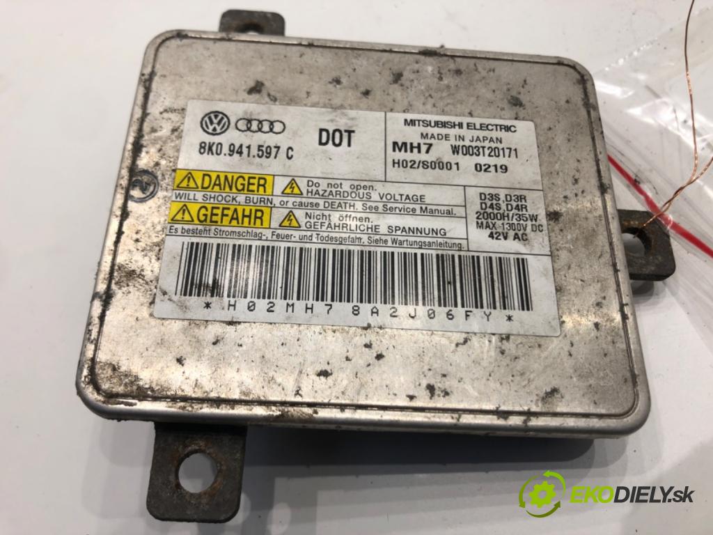 AUDI A4 B8 Avant (8K5) 2007 - 2015    2.0 TDI 125 kW [170 KM] olej napędowy 2008 - 2012  Menič XENON 8K0941597C (Riadiace jednotky xenónu)