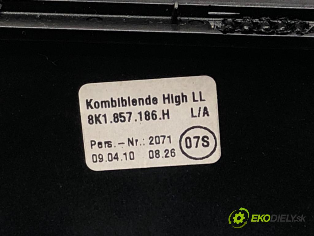 AUDI A4 B8 Avant (8K5) 2007 - 2015    2.0 TDI 125 kW [170 KM] olej napędowy 2008 - 2012  Lišta kryt 8K1857186H (Lišty)