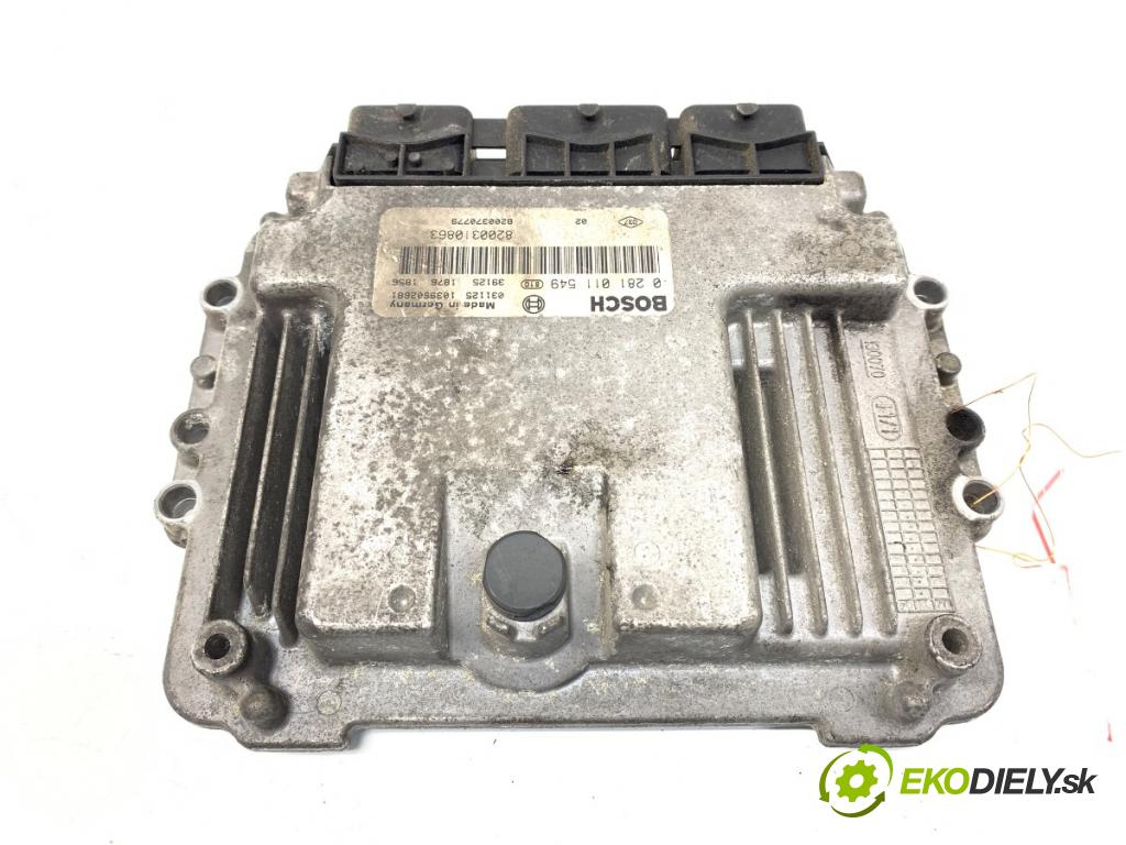 RENAULT MEGANE II Kombi (KM0/1_) 2003 - 2012    1.9 dCi (KMRG, KM1G, KM0G, KM2C) 88 kW [120 KM] olej napędowy 2003 - 2009  riadiaca jednotka Motor 0281011549 (Riadiaca jednotka)