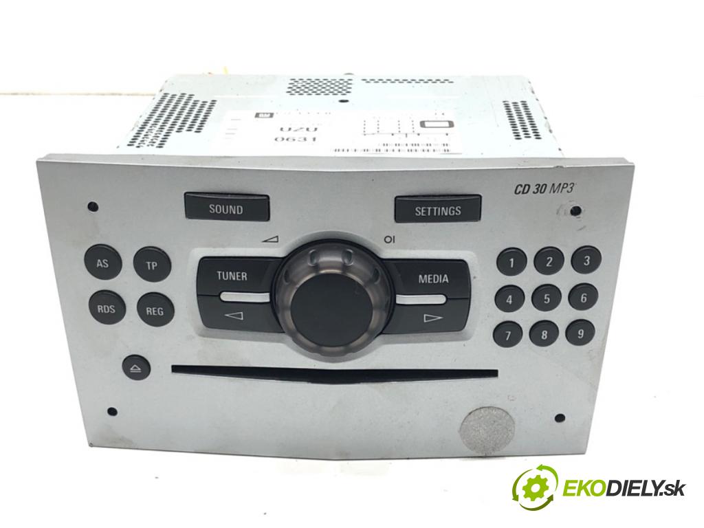 OPEL CORSA D (S07) 2006 - 2014    1.3 CDTI (L08, L68) 70 kW [95 KM] olej napędowy 2009 - 2014  RADIO 497316088 (Audio zariadenia)