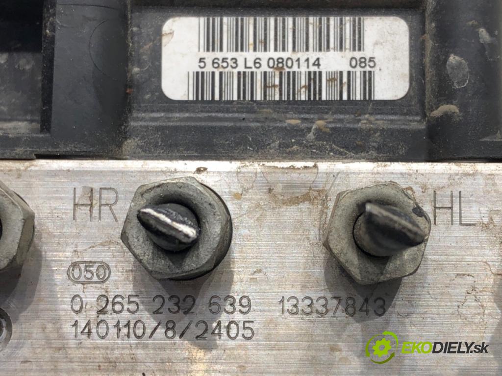 OPEL CORSA D (S07) 2006 - 2014    1.3 CDTI (L08, L68) 70 kW [95 KM] olej napędowy 2009 - 2014  Pumpa ABS 13337843 (Pumpy ABS)