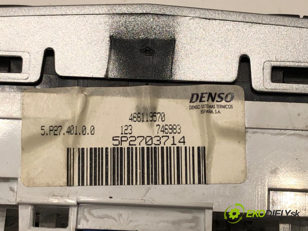 OPEL CORSA D (S07) 2006 - 2014    1.3 CDTI (L08, L68) 70 kW [95 KM] olej napędowy 2009 - 2014  Panel ovládania kúrenia 466119570 (Prepínače, spínače, tlačidlá a ovládače kúrenia)