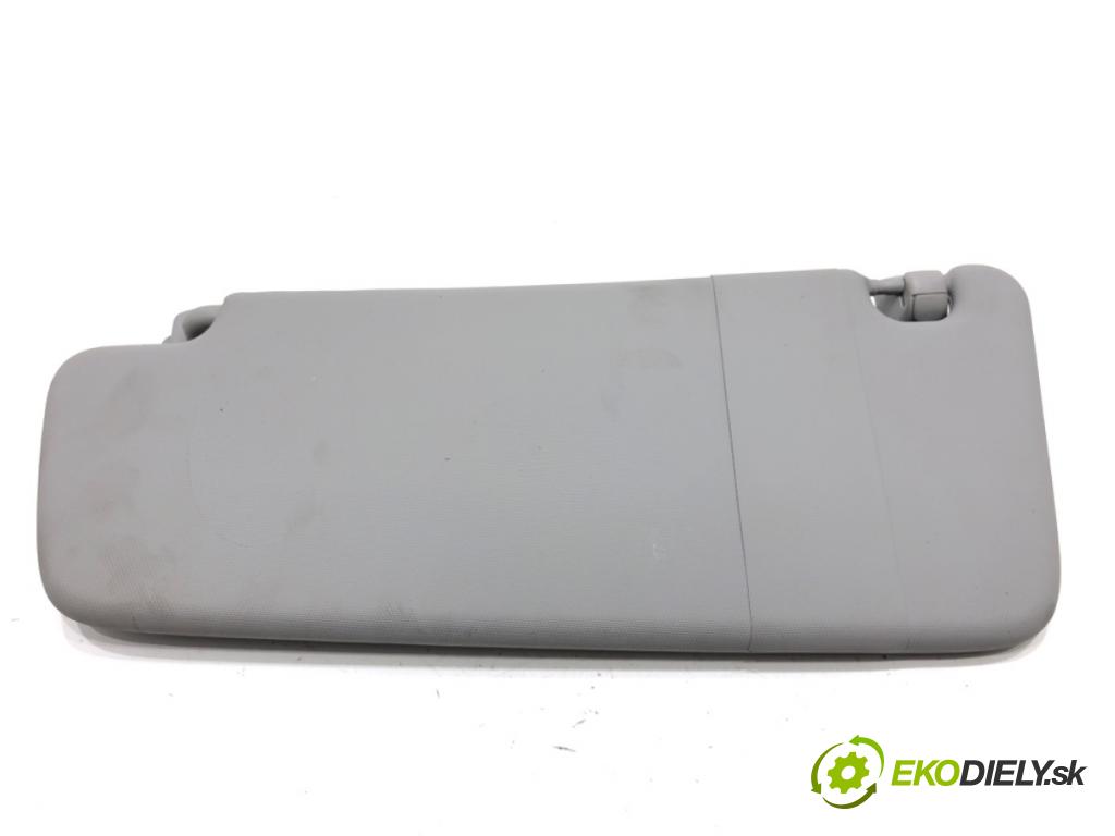 OPEL CORSA D (S07) 2006 - 2014    1.3 CDTI (L08, L68) 70 kW [95 KM] olej napędowy 2009 - 2014  Clona slnečná ľavy 