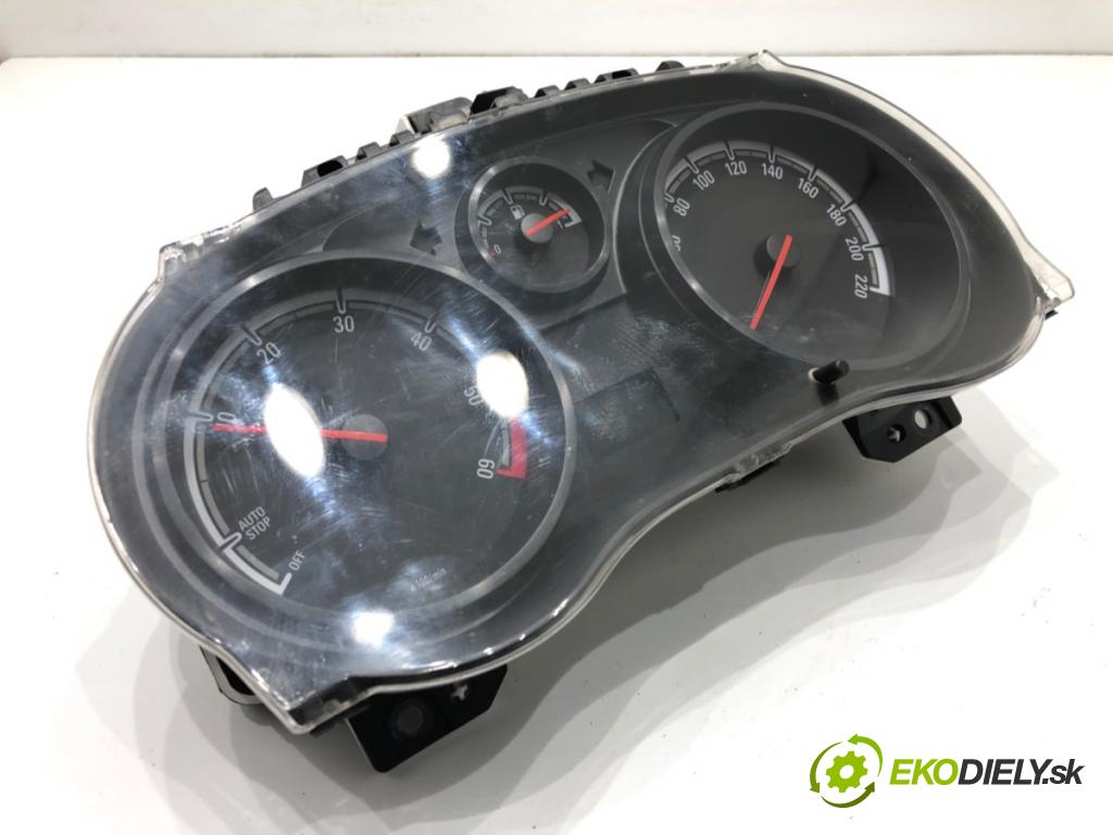 OPEL CORSA D (S07) 2006 - 2014    1.3 CDTI (L08, L68) 70 kW [95 KM] olej napędowy 2009 - 2014  Prístrojovka P0013369212 (Prístrojové dosky, displeje)