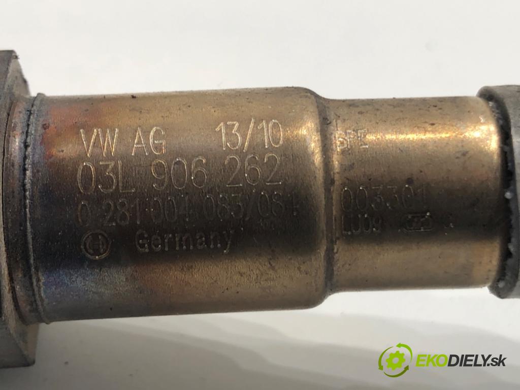 AUDI A4 B8 Avant (8K5) 2007 - 2015    2.0 TDI 125 kW [170 KM] olej napędowy 2008 - 2012  sonda lambda predný 03L906262 0281004083 (Lambda sondy)