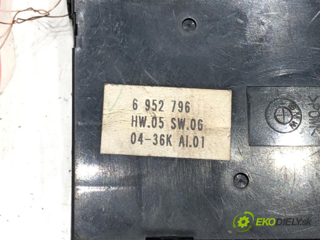 BMW X5 (E53) 2000 - 2006    3.0 d 160 kW [218 KM] olej napędowy 2003 - 2006  Prepínač okien 6952796 (Prepínače, spínače, tlačidlá a ovládače kúrenia)