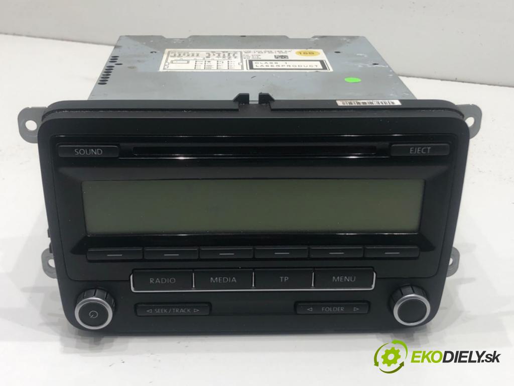 VW GOLF V Variant (1K5) 2007 - 2009    1.9 TDI 77 kW [105 KM] olej napędowy 2007 - 2009  RADIO 1K0035186AA (Audio zariadenia)