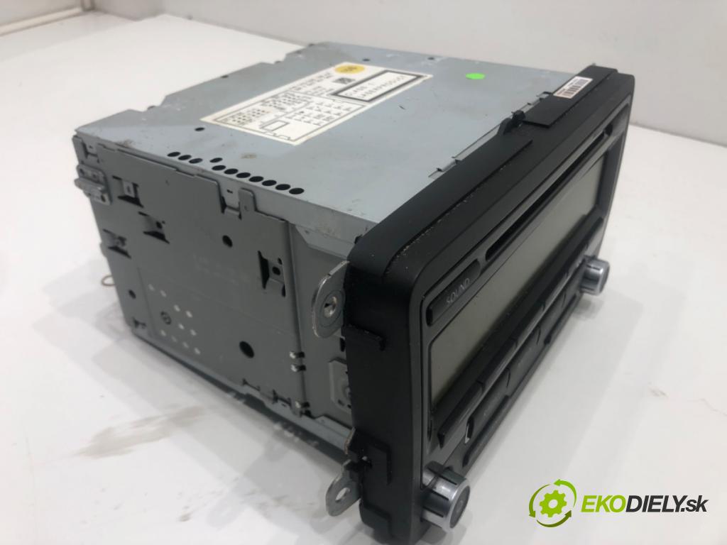 VW GOLF V Variant (1K5) 2007 - 2009    1.9 TDI 77 kW [105 KM] olej napędowy 2007 - 2009  RADIO 1K0035186AA (Audio zariadenia)