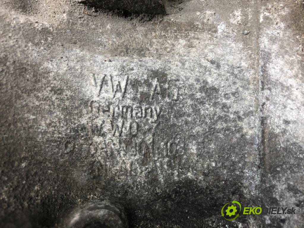 VW GOLF V Variant (1K5) 2007 - 2009    1.9 TDI 77 kW [105 KM] olej napędowy 2007 - 2009  Prevodovka LKF (Prevodovky)