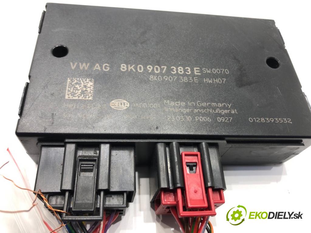 AUDI A4 B8 Avant (8K5) 2007 - 2015    2.0 TDI 125 kW [170 KM] olej napędowy 2008 - 2012  Modul ťažného oka 8K0907383E (Ostatné)