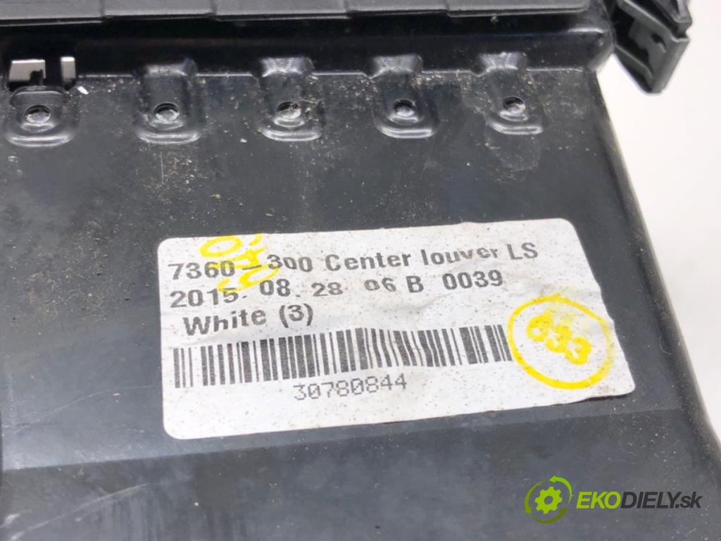 VOLVO V40 liftback (525, 526) 2012 - 2022    D2 88 kW [120 KM] olej napędowy 2015 - 2018  Mriežky kúrenia stredna 30780844 (Mriežka kúrenia (fukár))