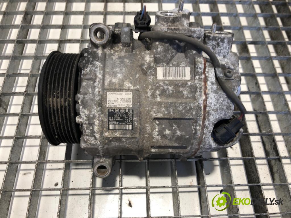 MERCEDES-BENZ SPRINTER 3,5-t Skrzynia (B906) 2006 - 2022    319 CDI / BlueTEC (906.631, 906.633, 906.635, 906.637) 140 kW [190 KM] olej napędowy 2009 - 2022  Kompresor klimatizácie A9078305801 (Kompresory klimatizácie)