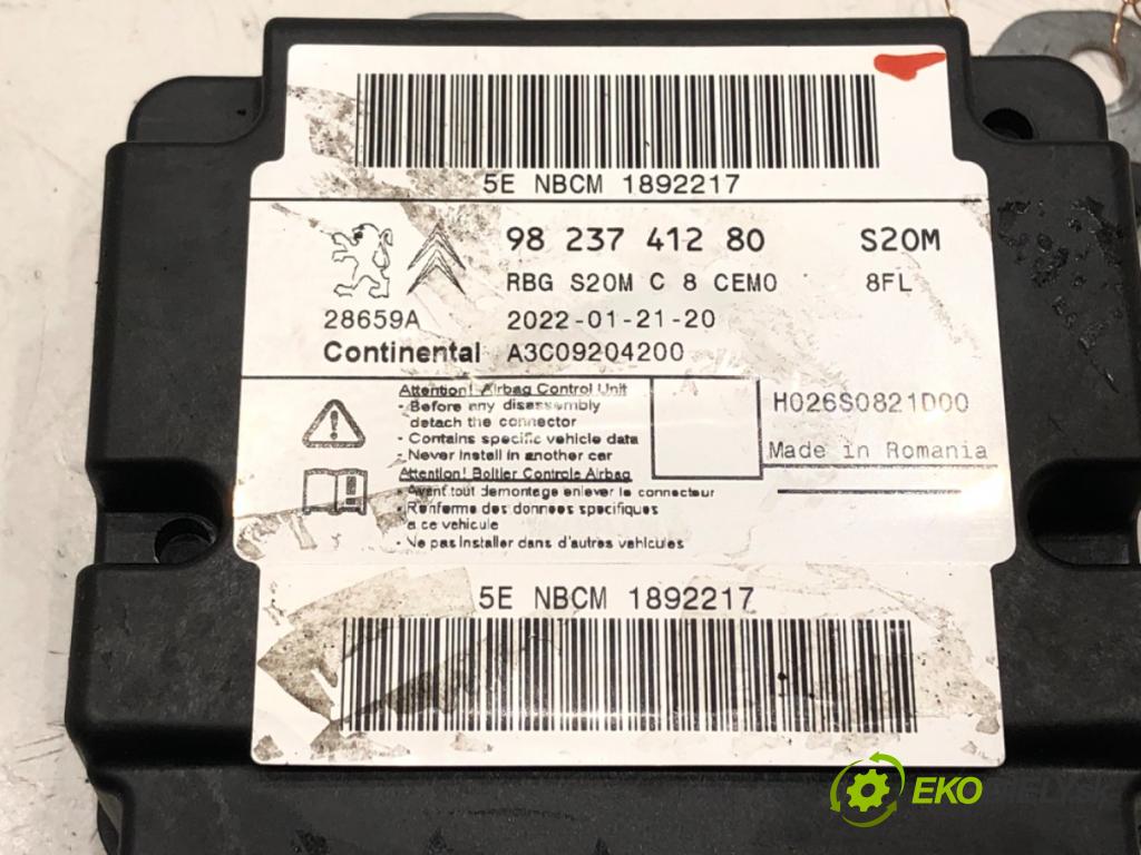 CITROEN BERLINGO (ER_, EC_) 2018 - 2022    1.5 BlueHDi 100 75 kW [102 KM] olej napędowy 2018 - 2022  senzor airbag 9823741280 (Snímače)
