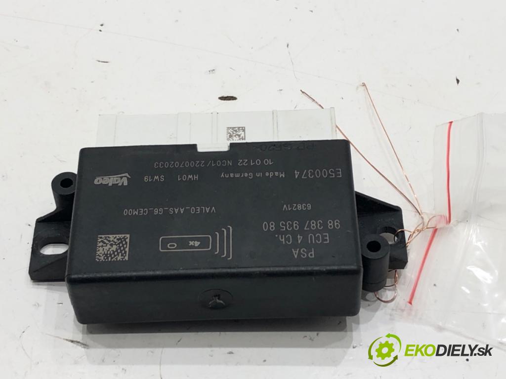 CITROEN BERLINGO (ER_, EC_) 2018 - 2022    1.5 BlueHDi 100 75 kW [102 KM] olej napędowy 2018 - 2022  Modul PDC 9838793580 (Ostatné)