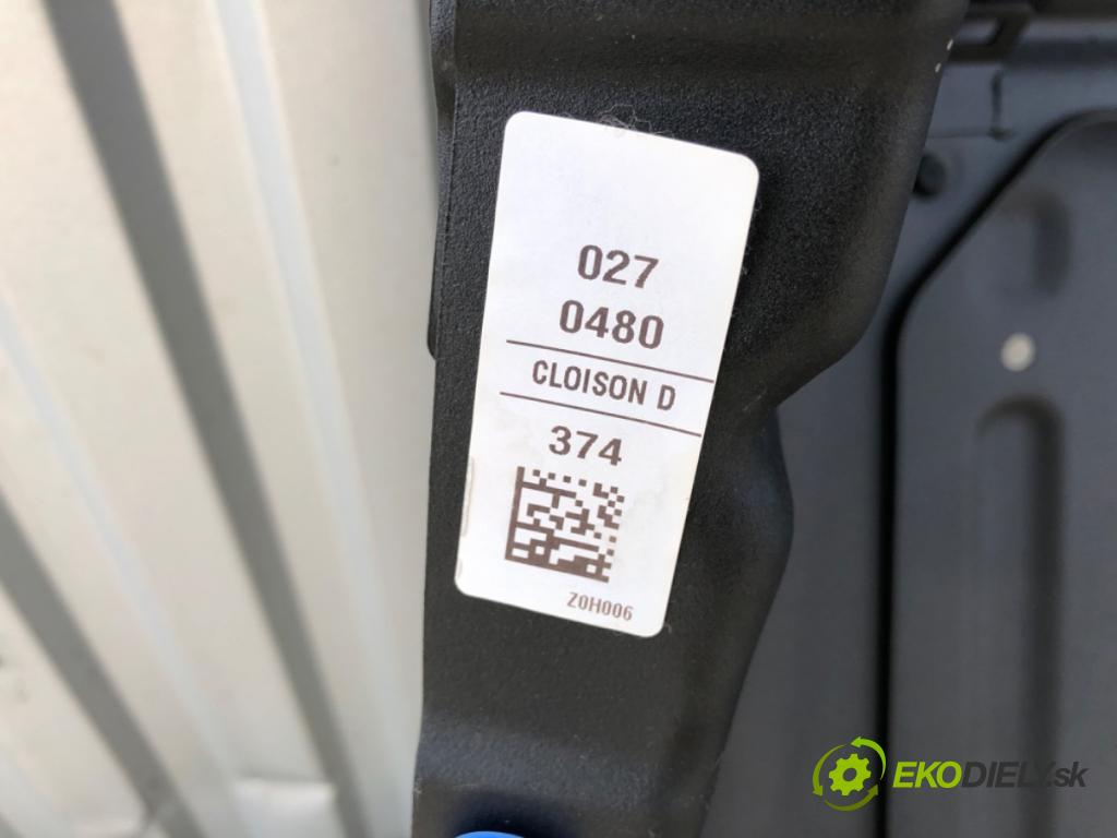 CITROEN BERLINGO (ER_, EC_) 2018 - 2022    1.5 BlueHDi 100 75 kW [102 KM] olej napędowy 2018 - 2022  Stena deliaca 9848537780 (Ostatné)