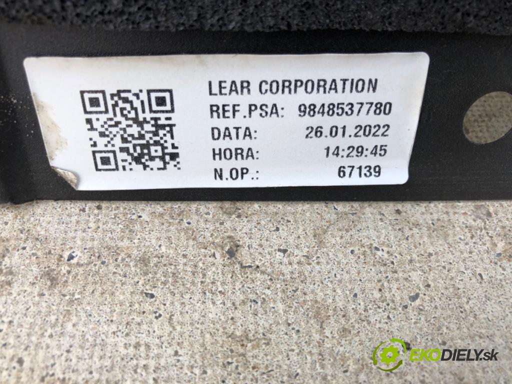 CITROEN BERLINGO (ER_, EC_) 2018 - 2022    1.5 BlueHDi 100 75 kW [102 KM] olej napędowy 2018 - 2022  Stena deliaca 9848537780 (Ostatné)