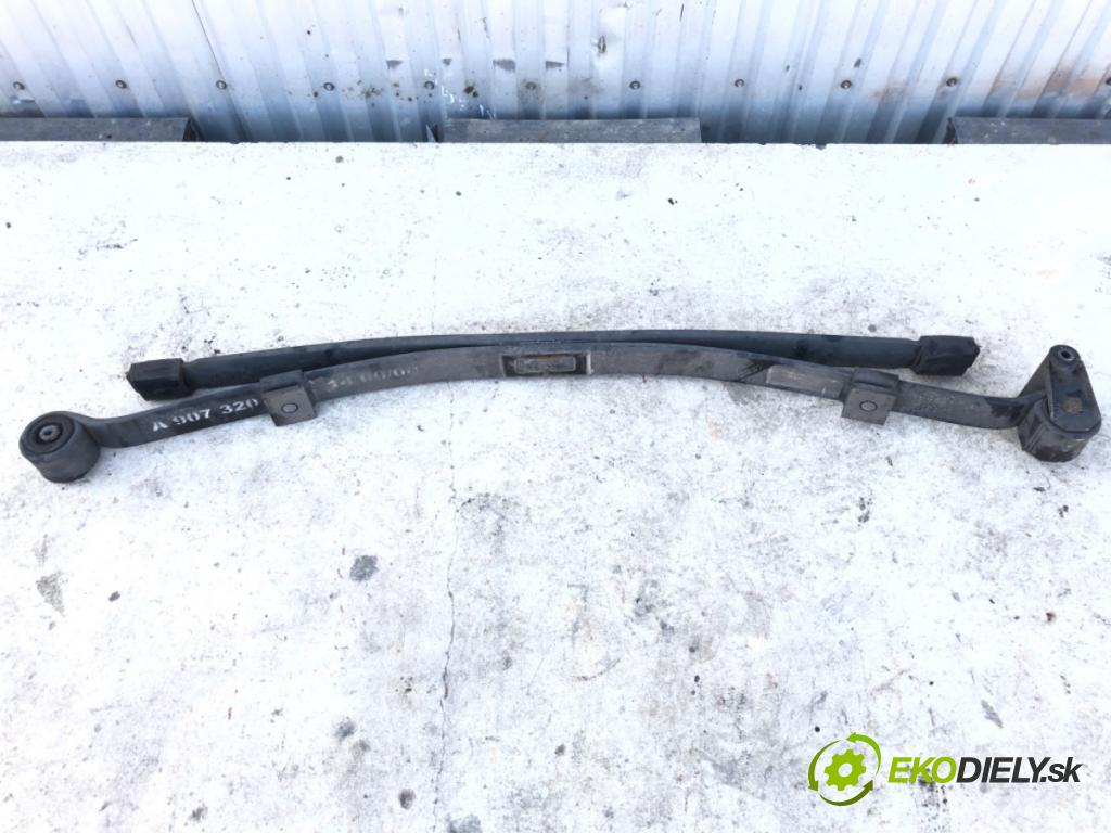 MERCEDES-BENZ SPRINTER 3,5-t Skrzynia (B906) 2006 - 2022    319 CDI / BlueTEC (906.631, 906.633, 906.635, 906.637) 140 kW [190 KM] olej napędowy 2009 - 2022  Listové pero ľavy zad A9073201400
