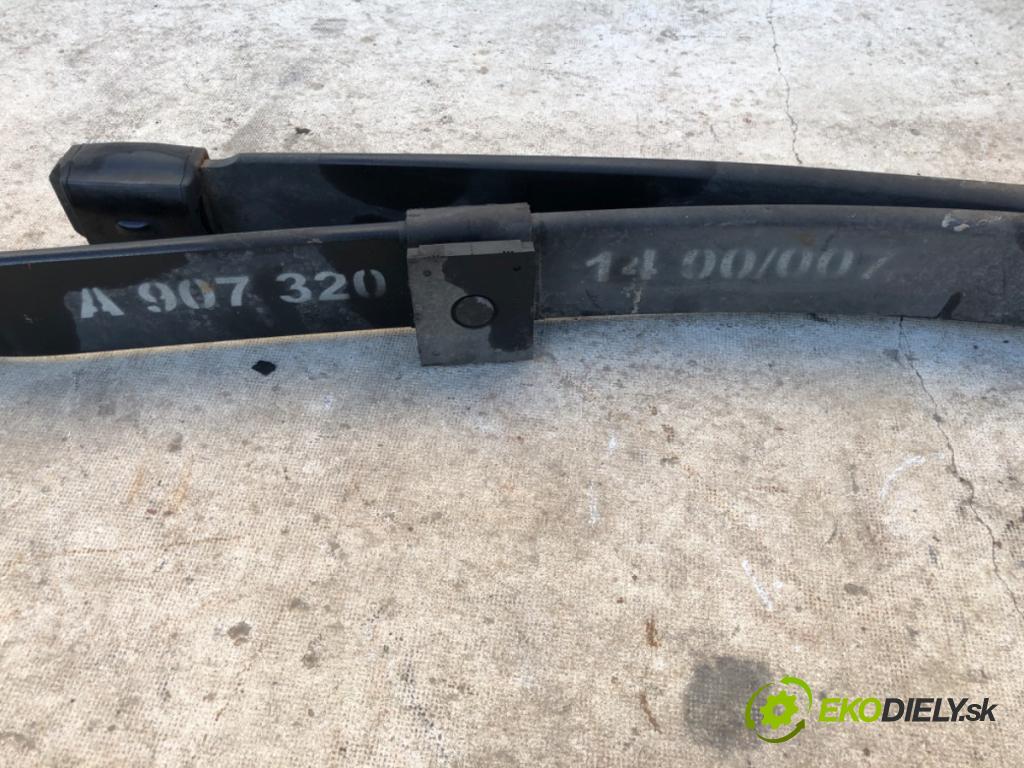 MERCEDES-BENZ SPRINTER 3,5-t Skrzynia (B906) 2006 - 2022    319 CDI / BlueTEC (906.631, 906.633, 906.635, 906.637) 140 kW [190 KM] olej napędowy 2009 - 2022  Listové pero pravy zad A9073201400