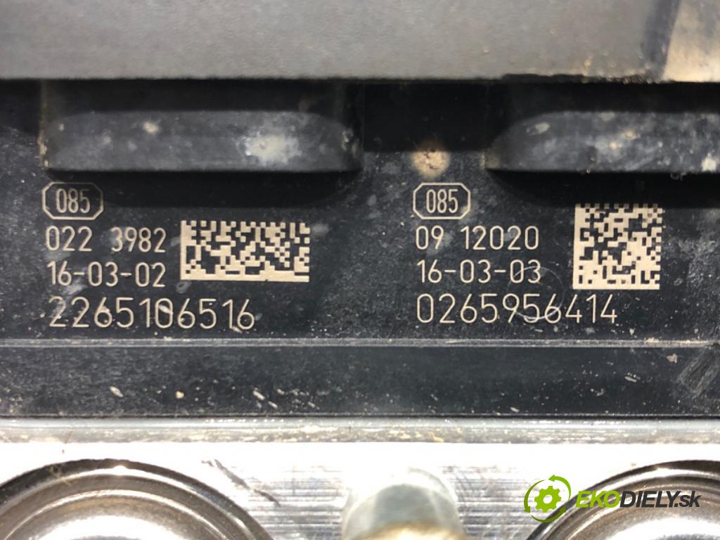 FIAT TIPO sedan (356_) 2015 - 2022    1.6 D (356SXG1B) 88 kW [120 KM] olej napędowy 2015 - 2022  Pumpa ABS 0265956414 (Pumpy ABS)