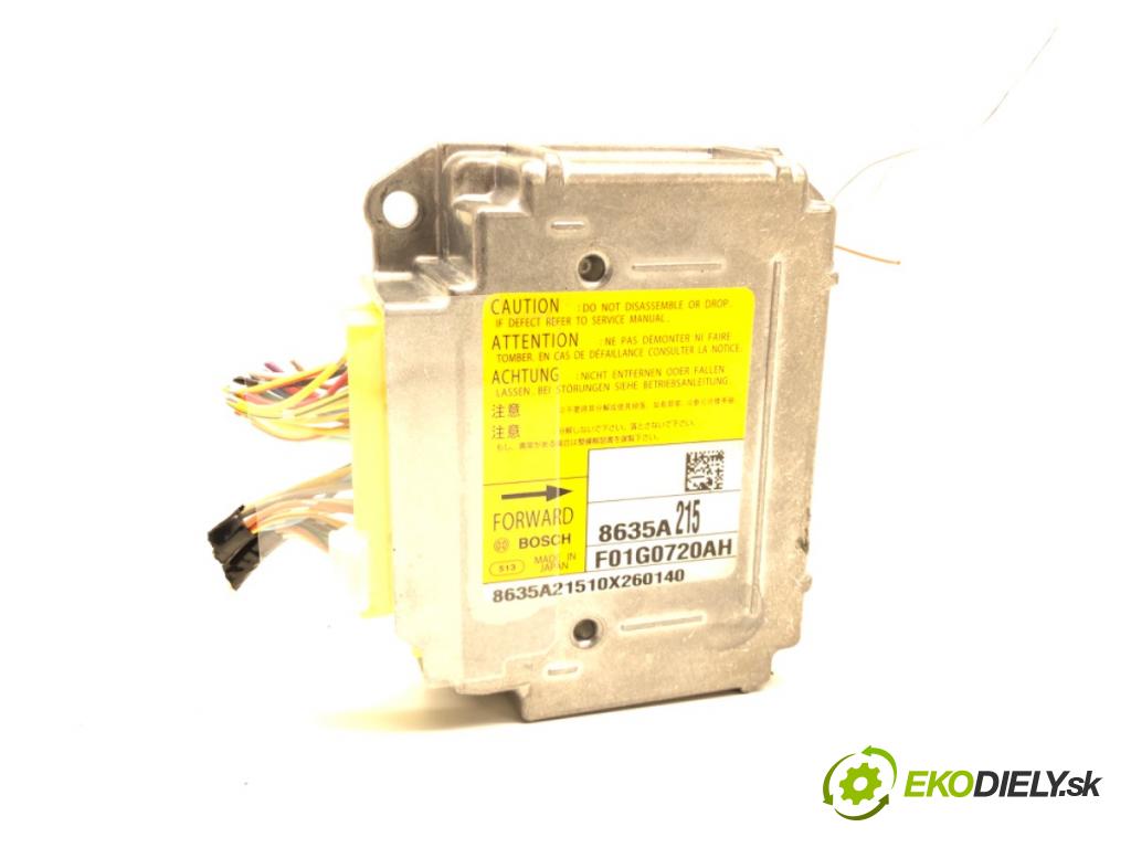 MITSUBISHI ASX (GA_W_) 2009 - 2022    1.6 MIVEC 86 kW [117 KM] benzyna 2010 - 2022  senzor airbag F01G0720AH (Snímače)