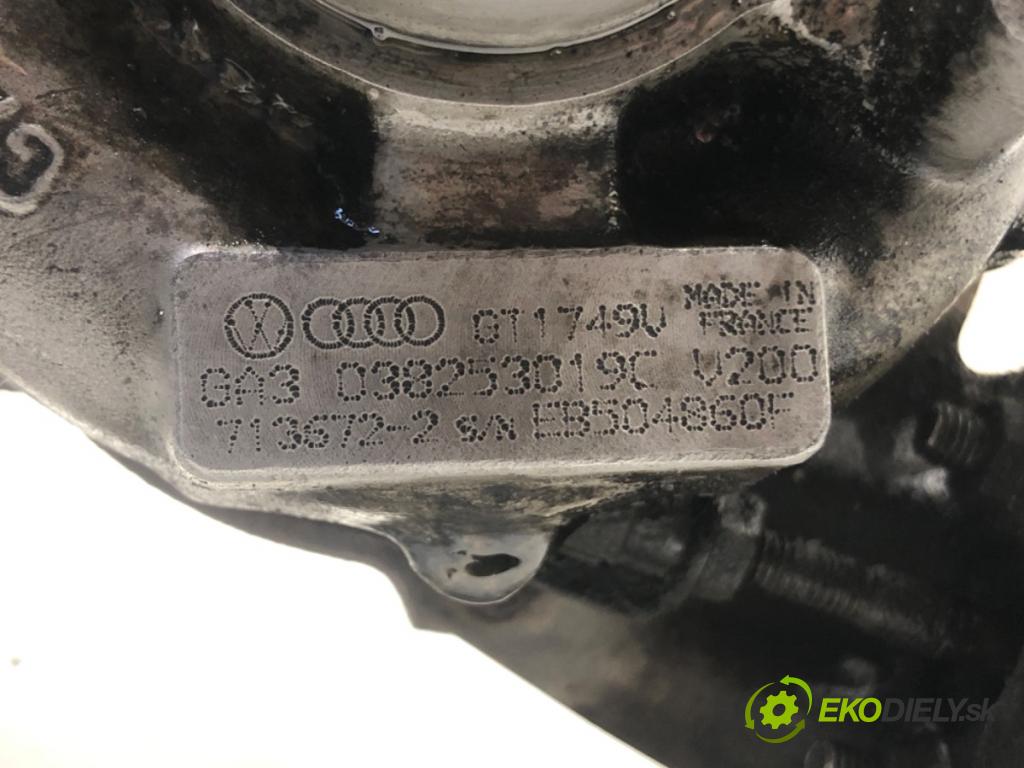 SEAT TOLEDO II (1M2) 1998 - 2006    1.9 TDI 66 kW [90 KM] olej napędowy 1999 - 2004  turbo 038253019C (Turbodúchadla (kompletní))