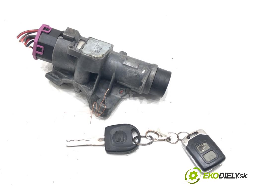 SEAT TOLEDO II (1M2) 1998 - 2006    1.9 TDI 66 kW [90 KM] olej napędowy 1999 - 2004  spinačka 4B0905851C (Spínacie skrinky a kľúče)