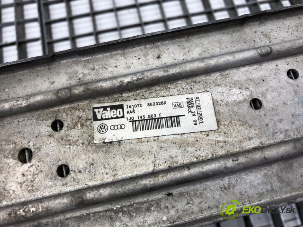 SEAT TOLEDO II (1M2) 1998 - 2006    1.9 TDI 66 kW [90 KM] olej napędowy 1999 - 2004  intercooler 1J0145803F (Chladiče nasávaného vzduchu (intercoolery))