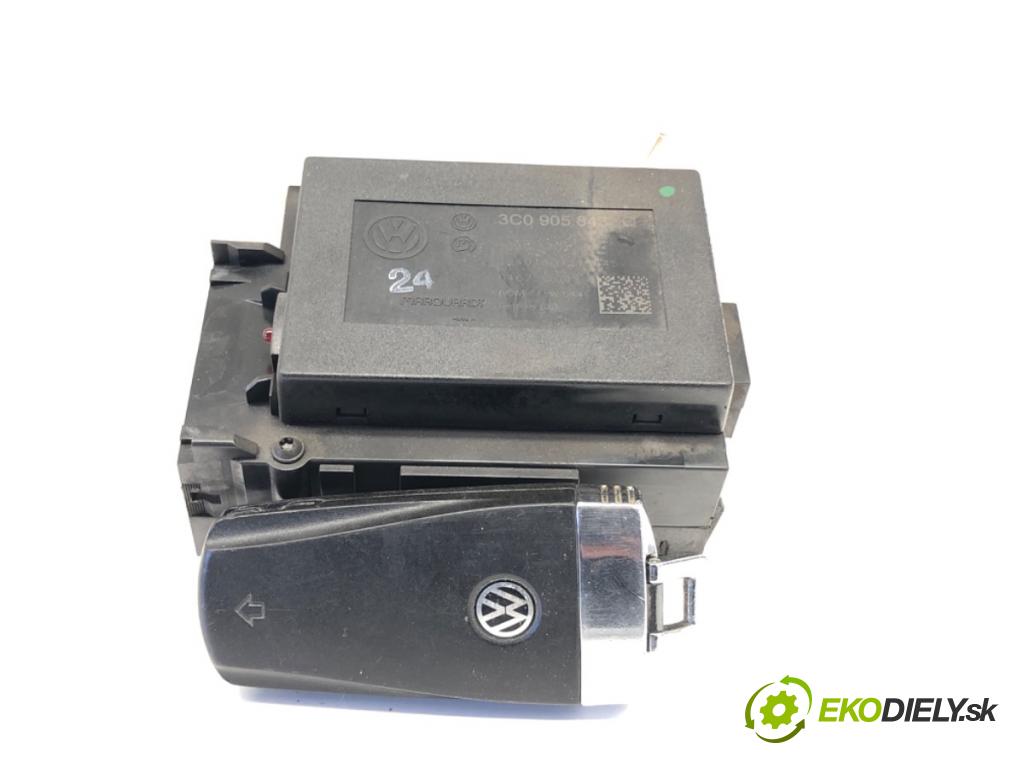 VW PASSAT B6 (3C2) 2005 - 2010    2.0 TDI 103 kW [140 KM] olej napędowy 2005 - 2009  spinačka 3C0905843Q (Spínacie skrinky a kľúče)