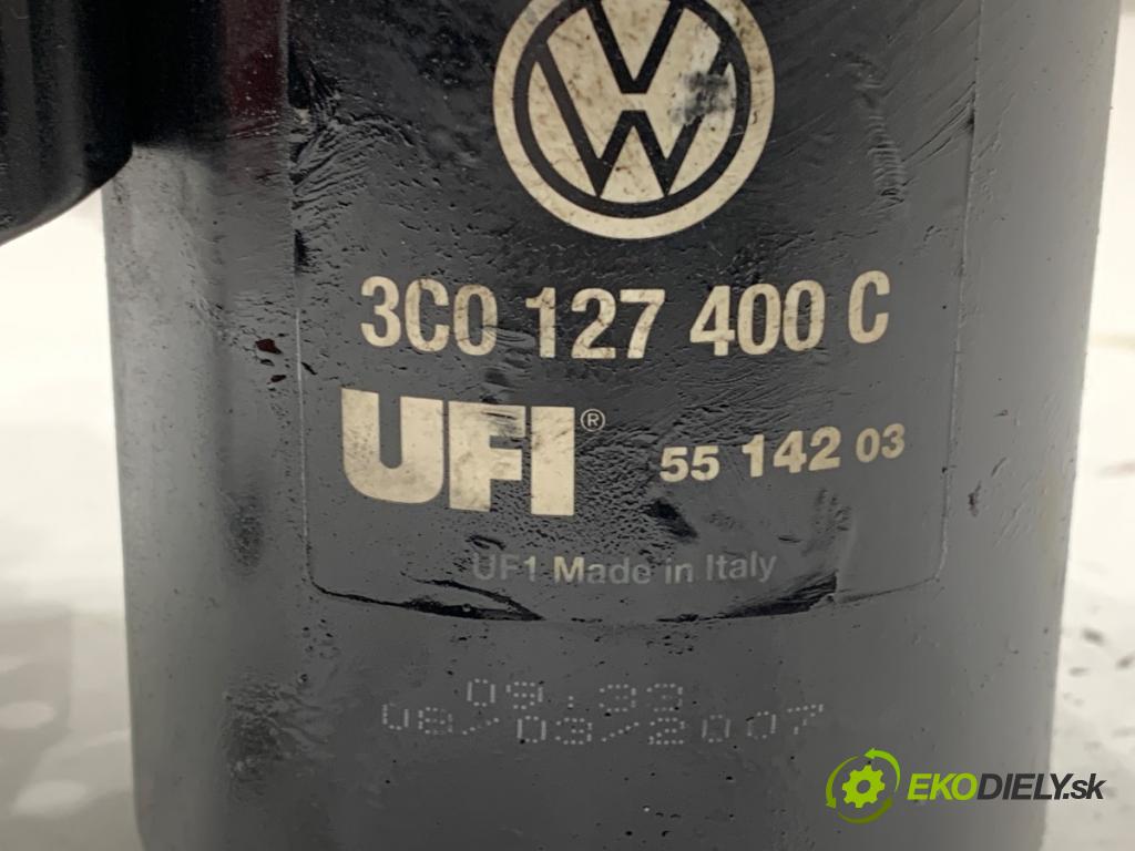 VW PASSAT B6 (3C2) 2005 - 2010    2.0 TDI 103 kW [140 KM] olej napędowy 2005 - 2009  Obal filtra paliva 3C0127400C (Obal filtra paliva)