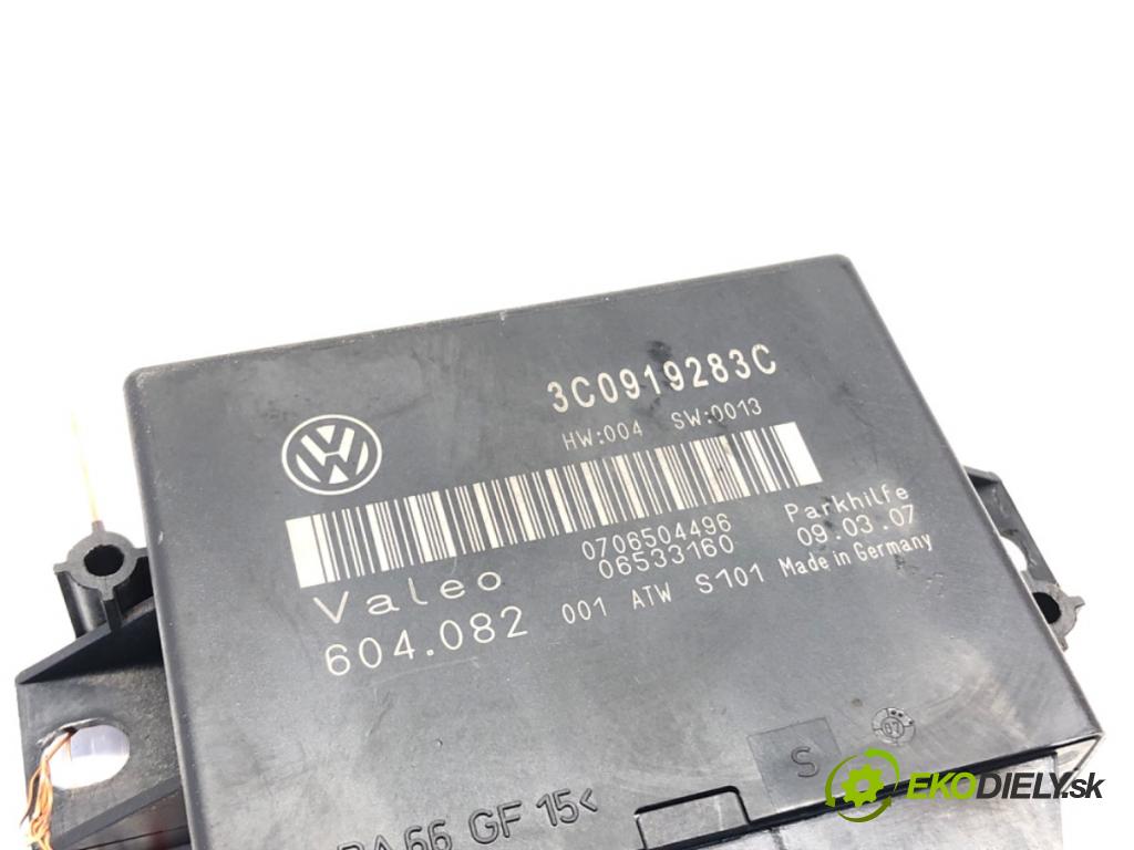 VW PASSAT B6 (3C2) 2005 - 2010    2.0 TDI 103 kW [140 KM] olej napędowy 2005 - 2009  Modul PDC 3C0919283C (Ostatné)