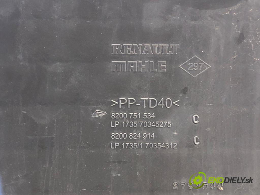 OPEL MOVANO B Autobus (X62) 2010 - 2022    2.3 CDTI FWD (JV) 92 kW [125 KM] olej napędowy 2010 - 2022  Obal filtra vzduchu 8200751534 (Obaly filtrov vzduchu)