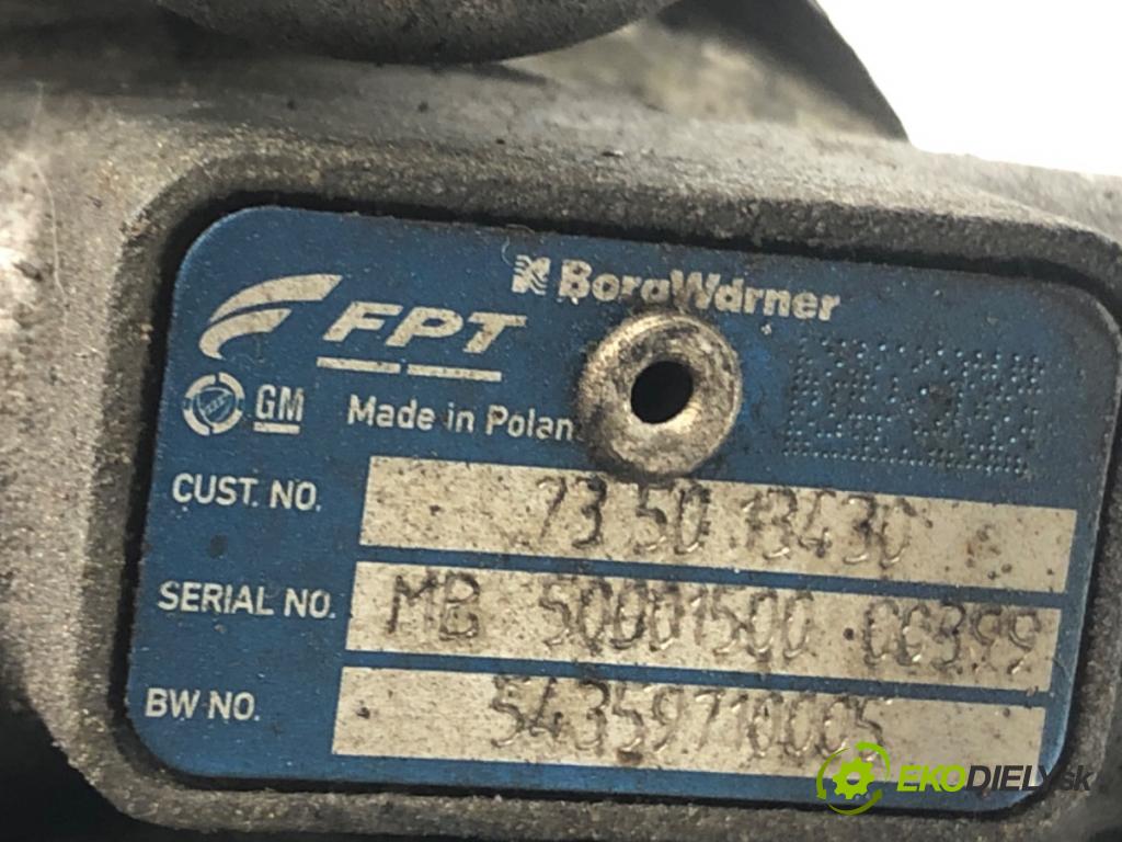 FORD KA (RU8) 2008 - 2016    1.3 TDCi 55 kW [75 KM] olej napędowy 2008 - 2016  turbo 735013430 (Turbodúchadla (kompletní))