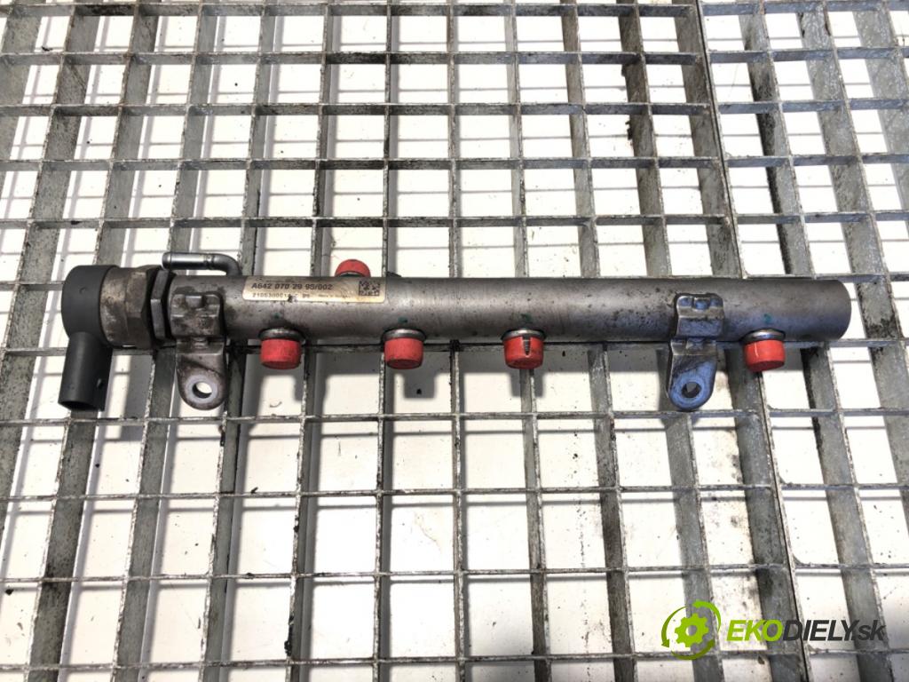 MERCEDES-BENZ SPRINTER 3,5-t Skrzynia (B906) 2006 - 2022    319 CDI / BlueTEC (906.631, 906.633, 906.635, 906.637) 140 kW [190 KM] olej napędowy 2009 - 2022  Lišta vstrekovacia A6420702995 (Vstrekovacie lišty)