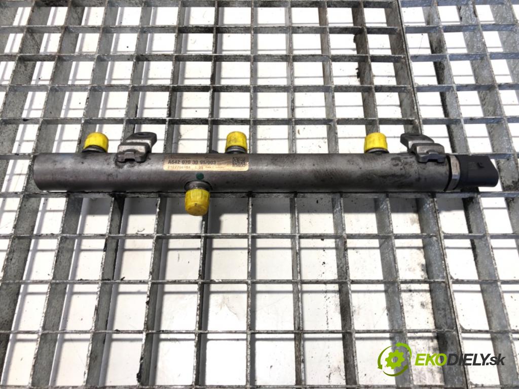 MERCEDES-BENZ SPRINTER 3,5-t Skrzynia (B906) 2006 - 2022    319 CDI / BlueTEC (906.631, 906.633, 906.635, 906.637) 140 kW [190 KM] olej napędowy 2009 - 2022  Lišta vstrekovacia A6420703095 (Vstrekovacie lišty)