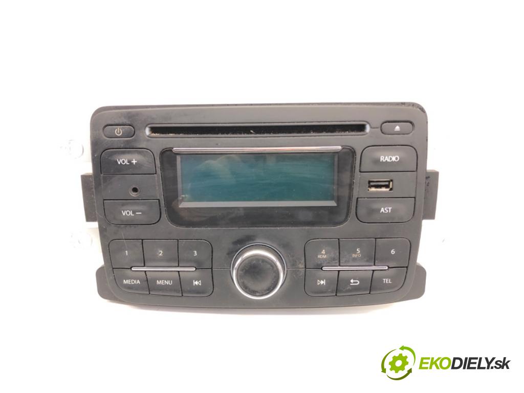 DACIA DOKKER nadwozie wielkoprzestrzenne (MPV) (KE_) 2012 - 2022    1.5 dCi / Blue dCi 75 (KEAJ, KEAH, KEJW) 55 kW [75 KM] olej napędowy 2012 - 2022  RADIO 281155216R (Audio zariadenia)