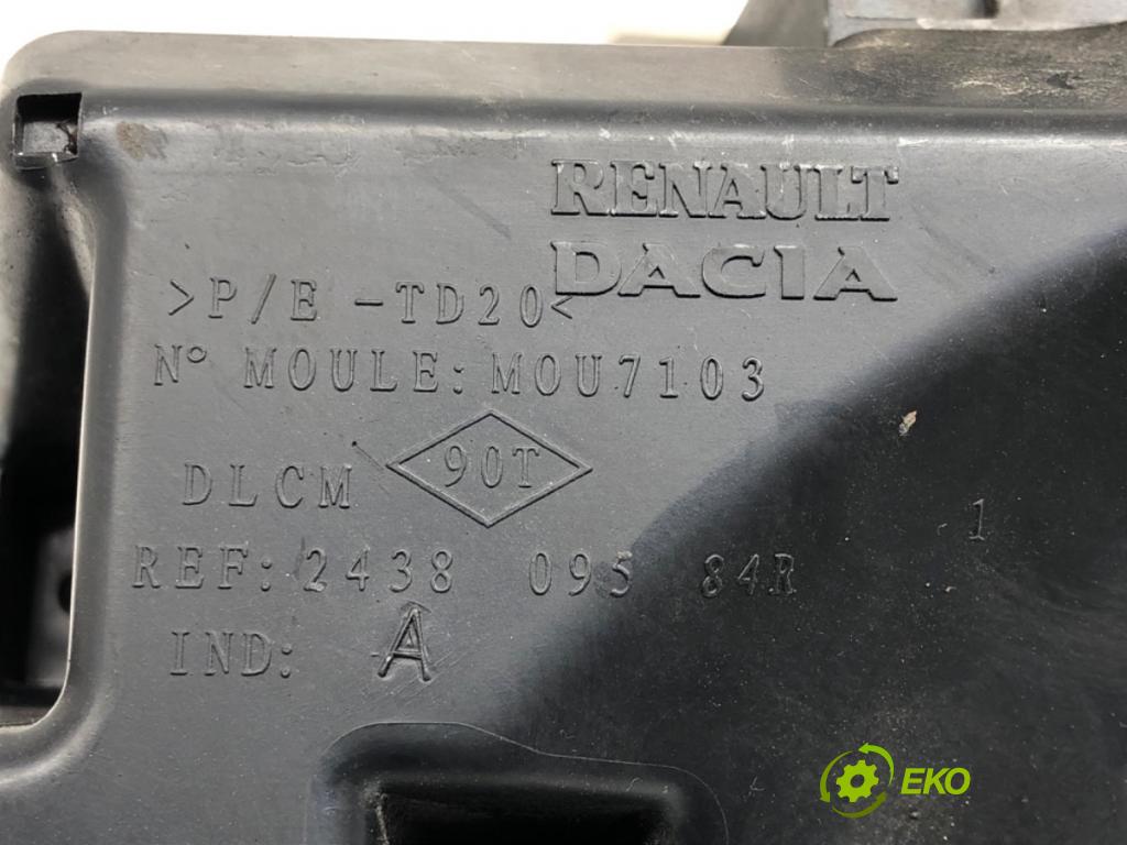 DACIA DOKKER nadwozie wielkoprzestrzenne (MPV) (KE_) 2012 - 2022    1.5 dCi / Blue dCi 75 (KEAJ, KEAH, KEJW) 55 kW [75 KM] olej napędowy 2012 - 2022  skříňka poistková 243809584R (Pojistkové skříňky)