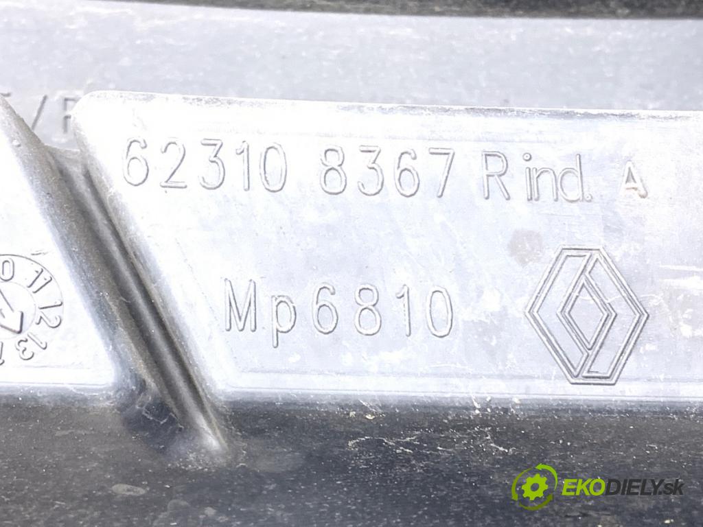 DACIA DOKKER nadwozie wielkoprzestrzenne (MPV) (KE_) 2012 - 2022    1.5 dCi / Blue dCi 75 (KEAJ, KEAH, KEJW) 55 kW [75 KM] olej napędowy 2012 - 2022  mřížka maska 623108367 (Mřížky (masky) chladičů)