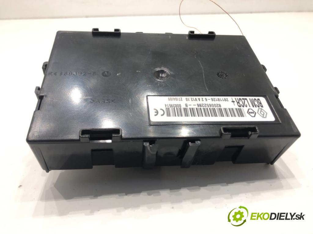 RENAULT CLIO III (BR0/1, CR0/1) 2005 - 2014    1.5 dCi (BR17, CR17) 63 kW [86 KM] olej napędowy 2005 - 2012  Modul BCM 8200652286 (Ostatné)