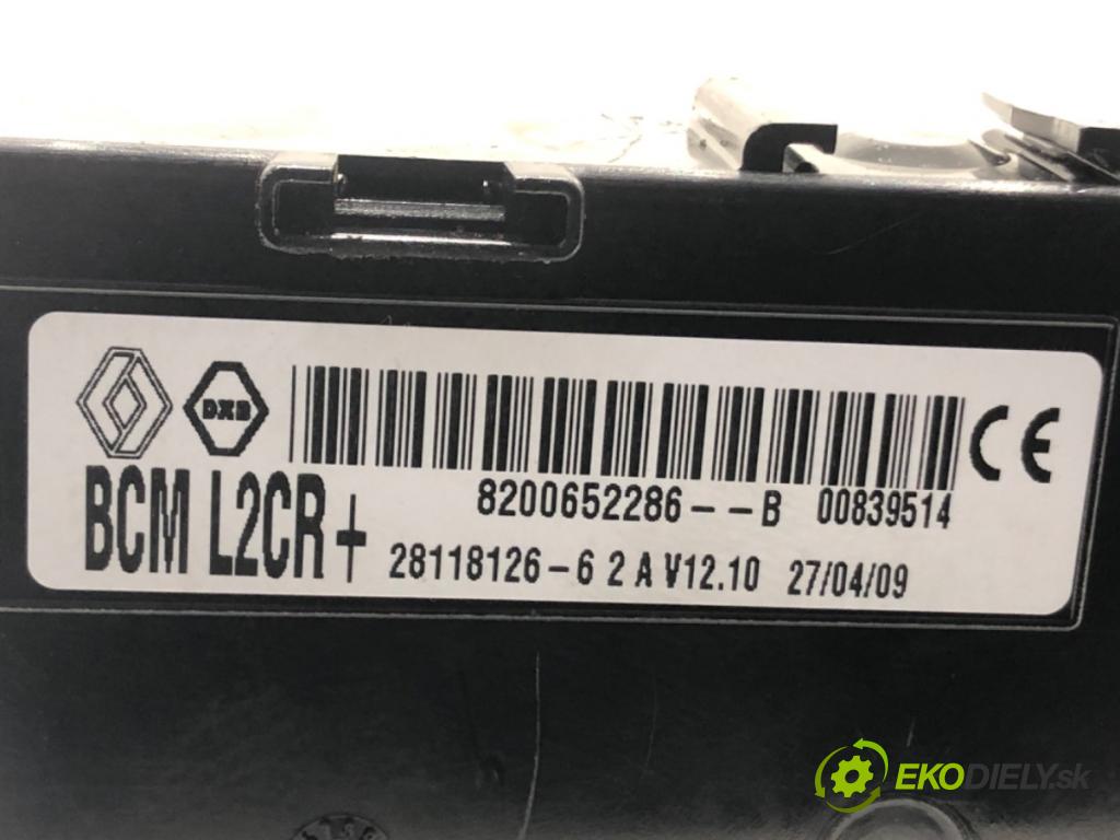 RENAULT CLIO III (BR0/1, CR0/1) 2005 - 2014    1.5 dCi (BR17, CR17) 63 kW [86 KM] olej napędowy 2005 - 2012  Modul BCM 8200652286 (Ostatné)