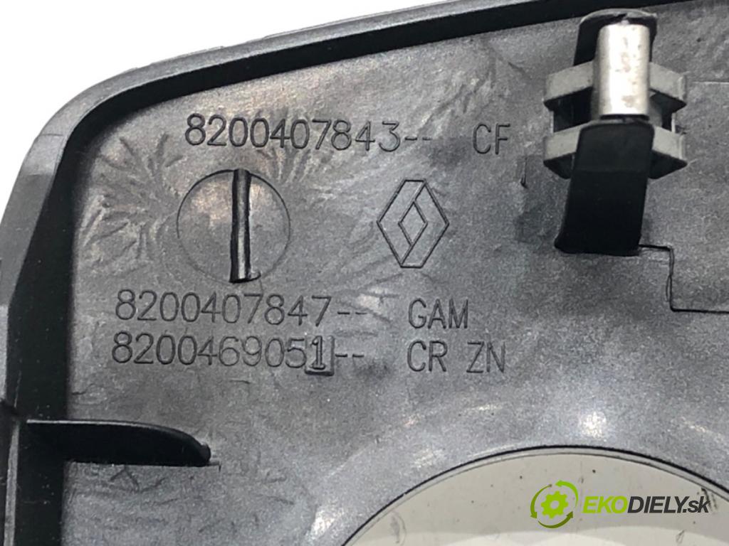 RENAULT CLIO III (BR0/1, CR0/1) 2005 - 2014    1.5 dCi (BR17, CR17) 63 kW [86 KM] olej napędowy 2005 - 2012  lišty kryt 8200407843 (Lišta)