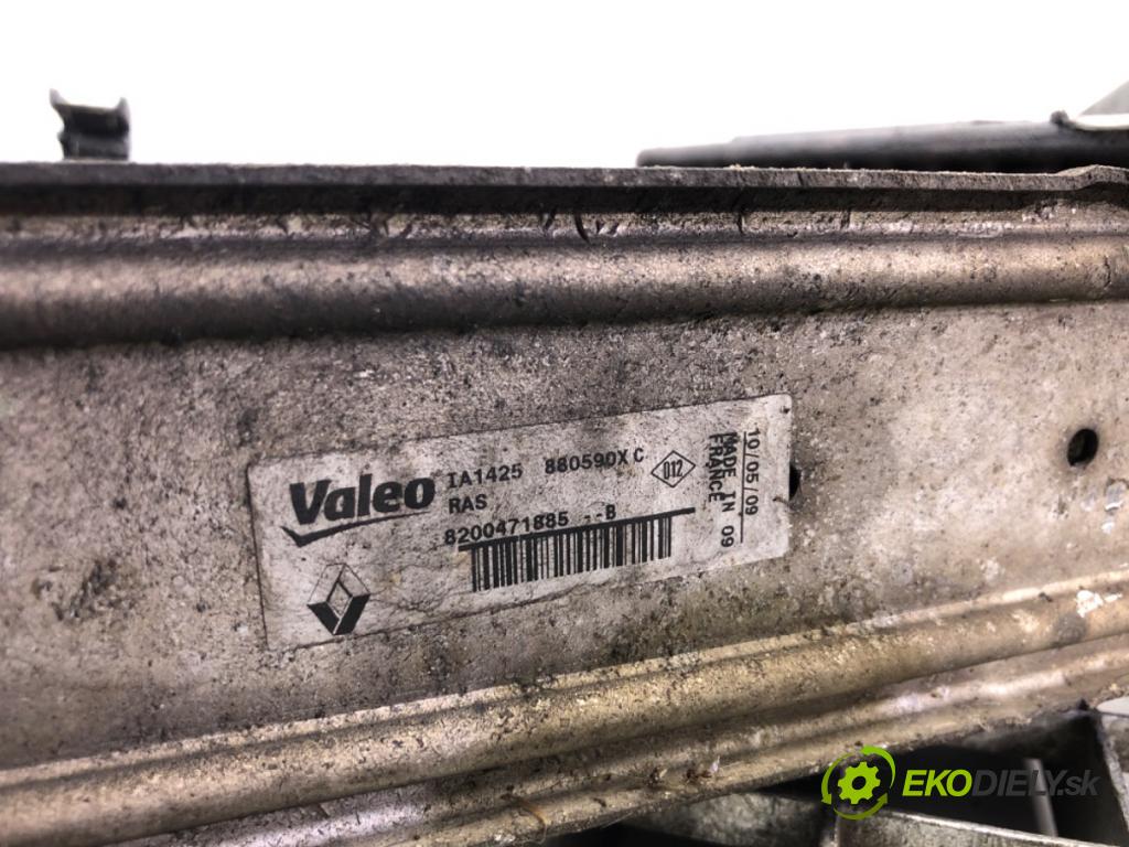 RENAULT CLIO III (BR0/1, CR0/1) 2005 - 2014    1.5 dCi (BR17, CR17) 63 kW [86 KM] olej napędowy 2005 - 2012  intercooler 8200471885 (Chladiče nasávaného vzduchu (intercoolery))