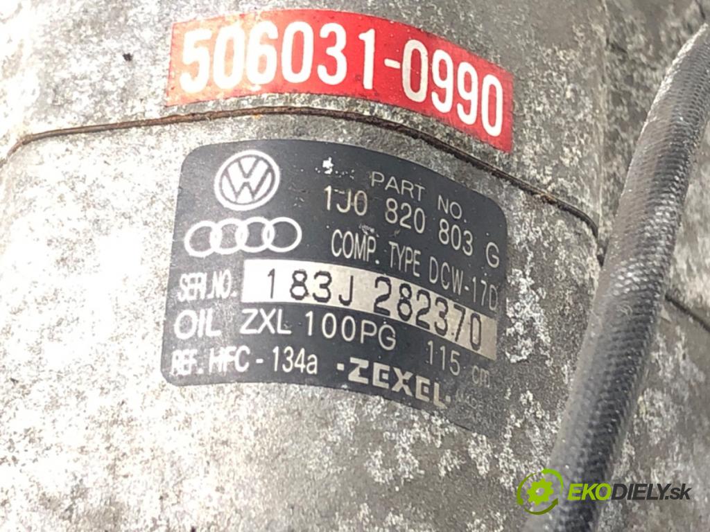 AUDI A3 (8L1) 1996 - 2006    1.6 75 kW [102 KM] benzyna 2000 - 2003  Kompresor klimatizácie 1J0820803G (Kompresory klimatizácie)